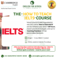 How to Teach IELTS Course + WEBINAR INVITATION